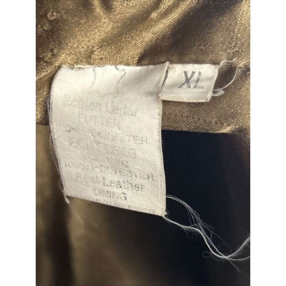 Vintage Exit USA Suede Leather Jacket XL Yellowstone Rancher Cowboy Western Tan - Picture 4 of 6